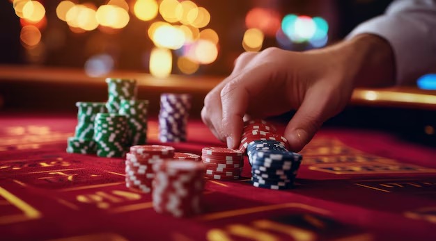 Live dealer studio with multiple camera angles