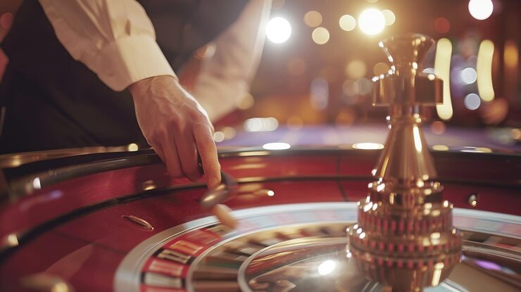 Andar Bahar live dealer table at kilat777 with real cards and professional studio setup
